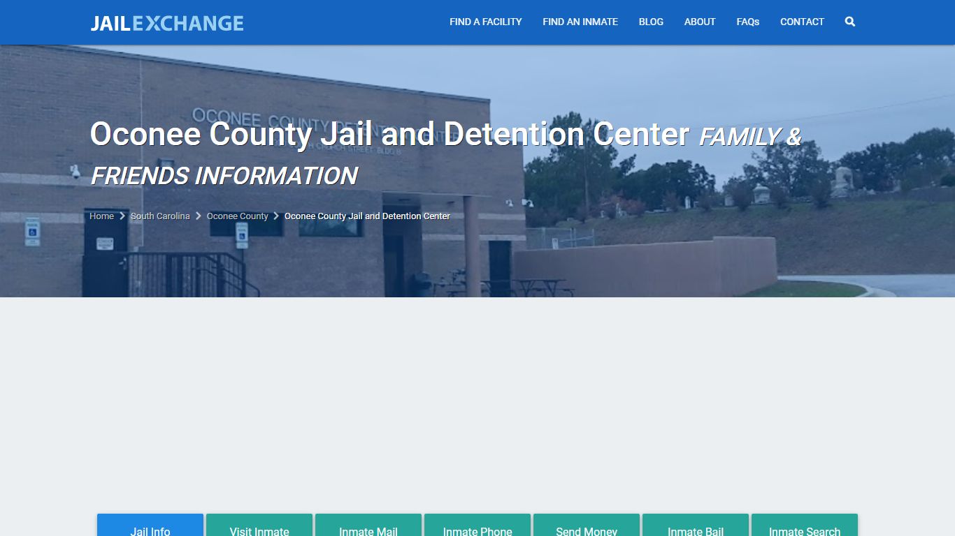 Oconee County Jail & Detention Center Visitation | Mail ...